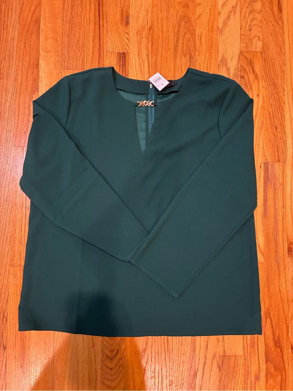 NWT Dark Green Ann Taylor Blouse